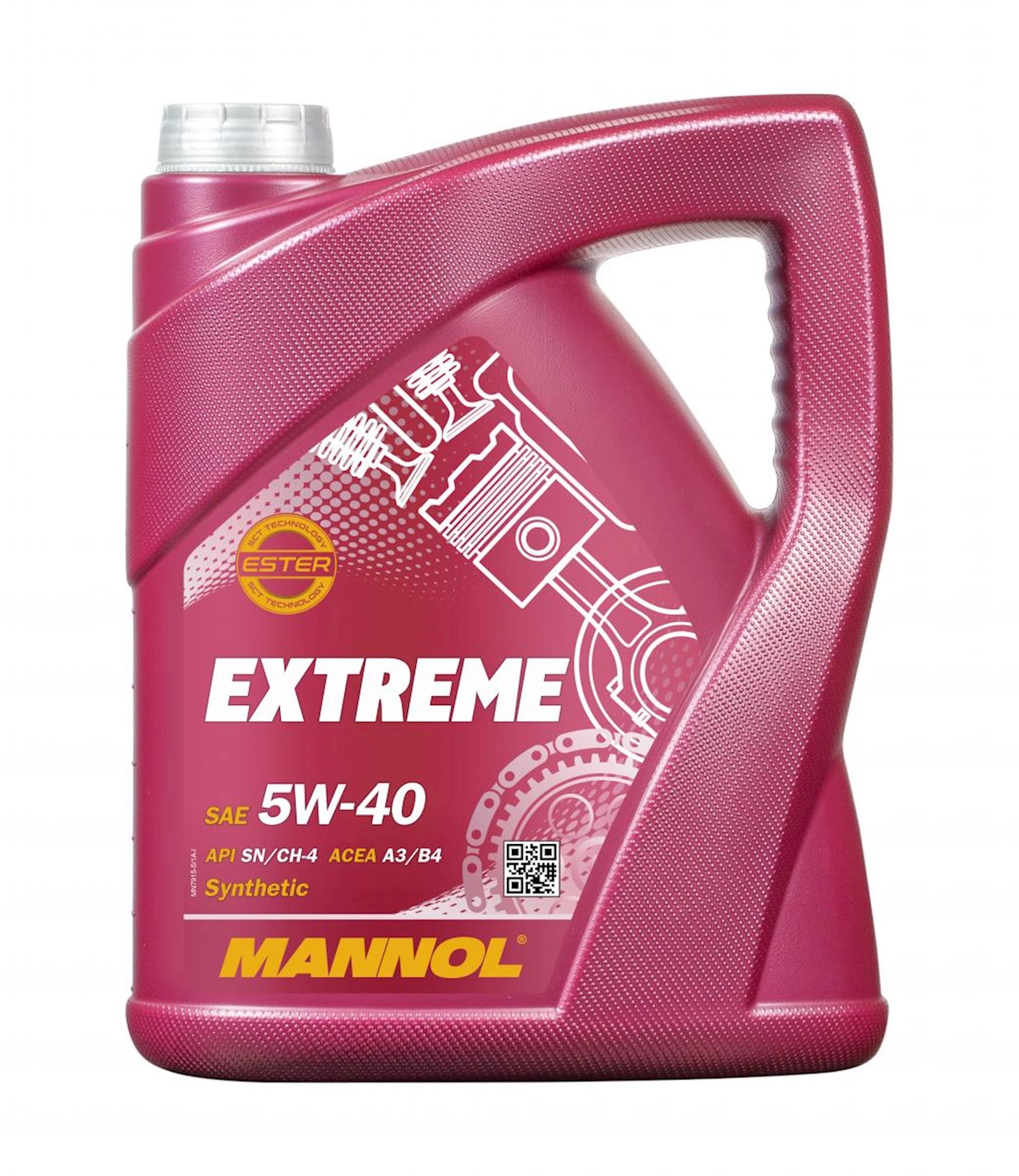 Sintetik motor yağı Mannol Extreme 7915, 5 L