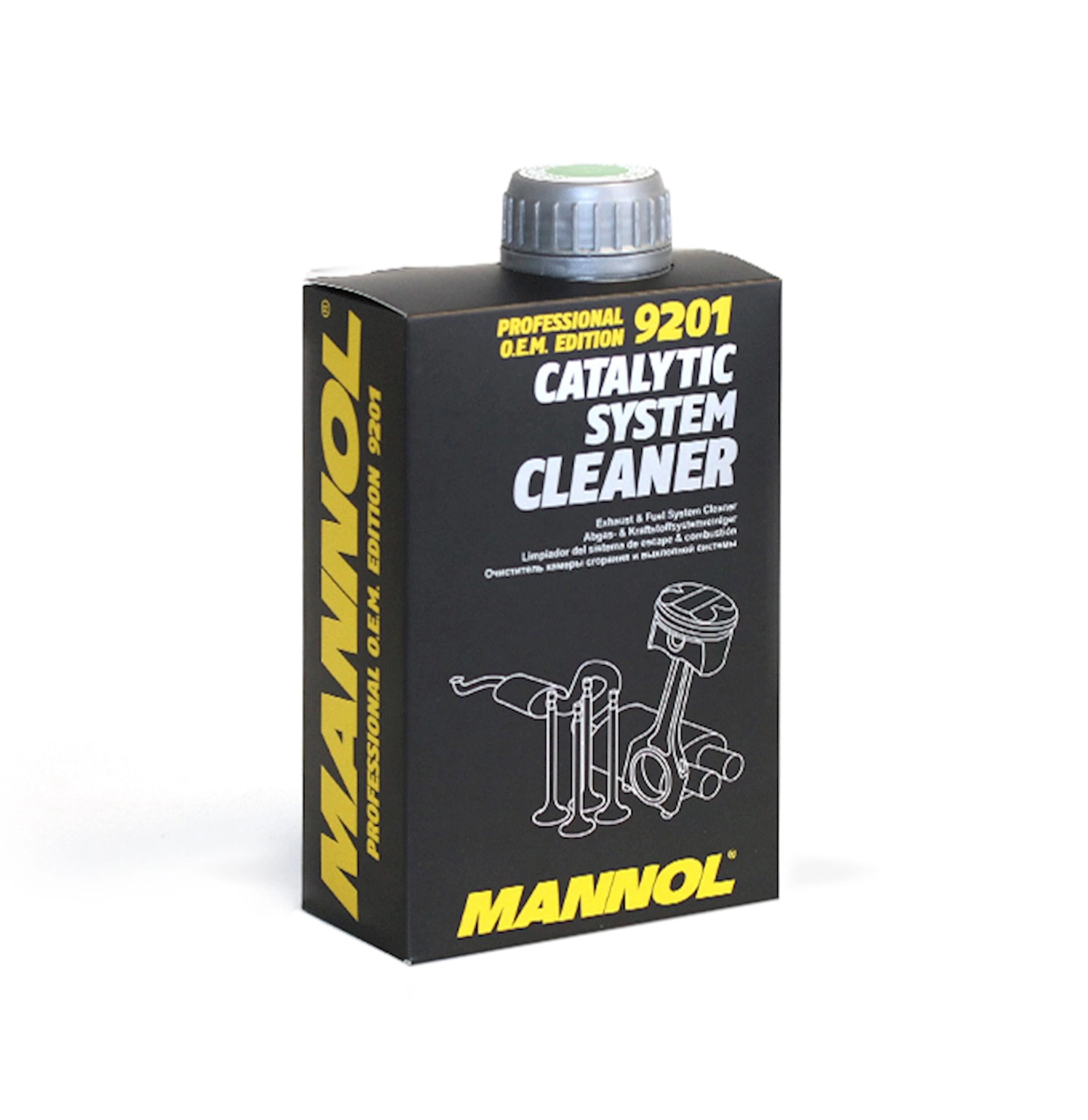 Katalitik neytrallaşdırıcıların təmizlənməsi və bərpası üçün vasitə Mannol Catalytic System Cleaner 9201, 0.5 L