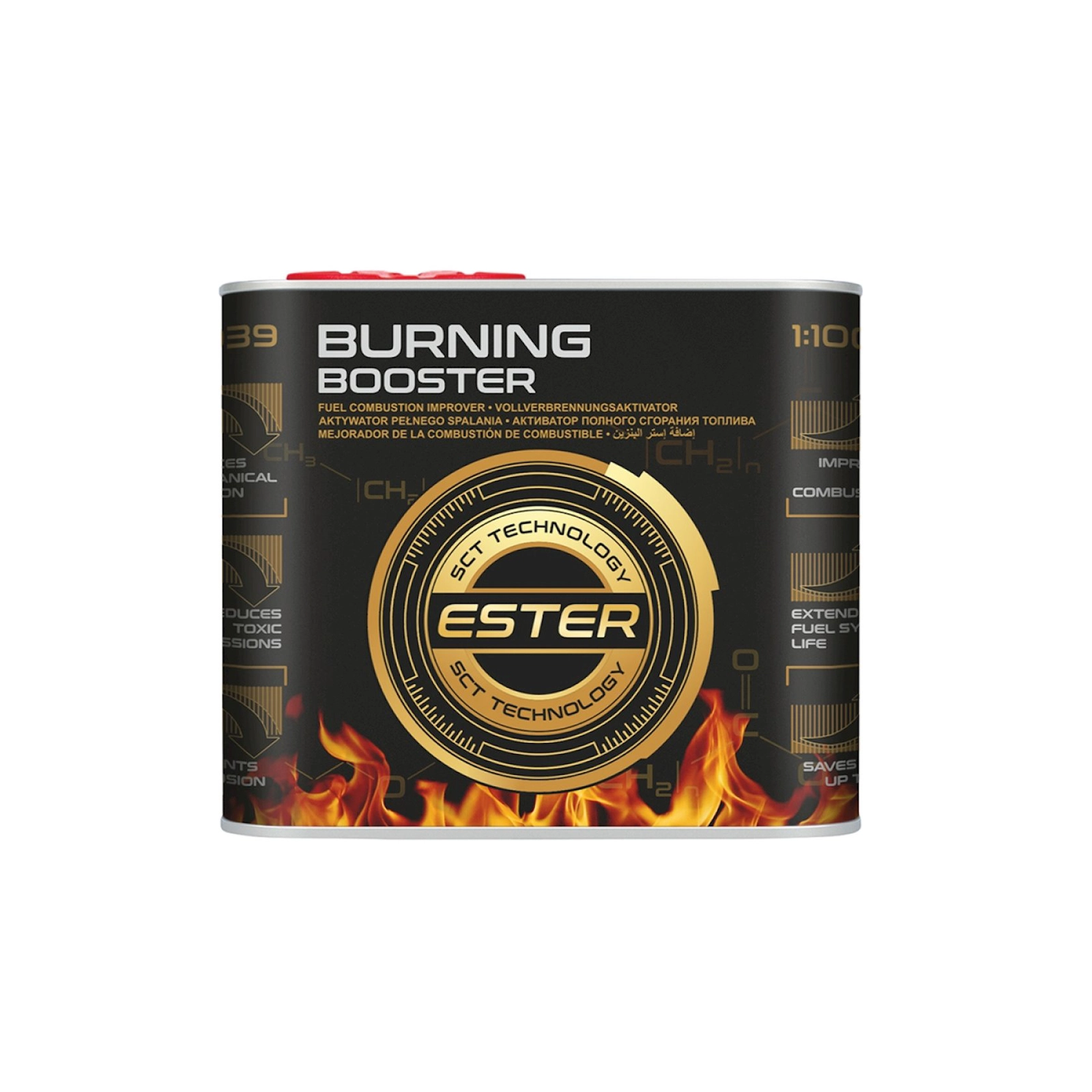 Yanacaq alışmanın aktivatoru Mannol 9939 Burning Booster Additive, 500 ml