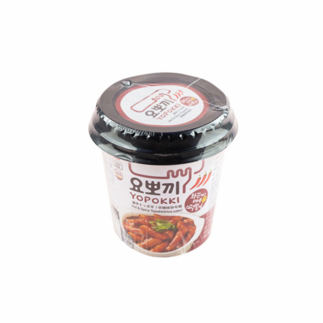 Düyü çubuqları Yopokki Ricecake Cup Kimchi, 115 q