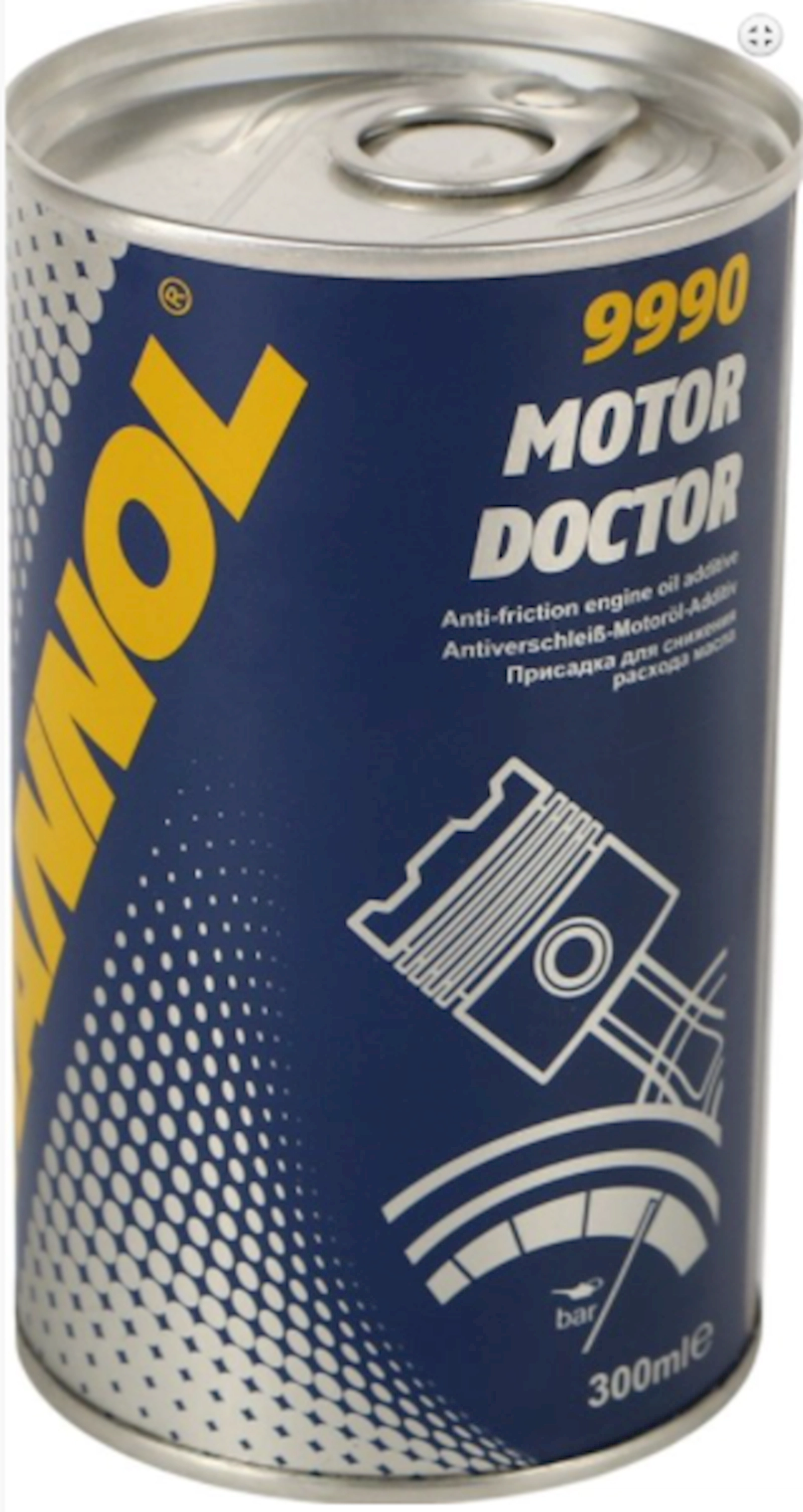 Yağ istehlakın azaldılması üçün aşqar Mannol Motor Doctor, 350 ml