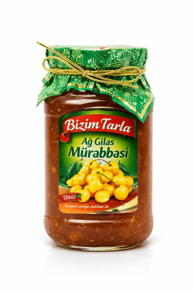 Ağ gilas mürəbbəsi Bizim Tarla, 400 q
