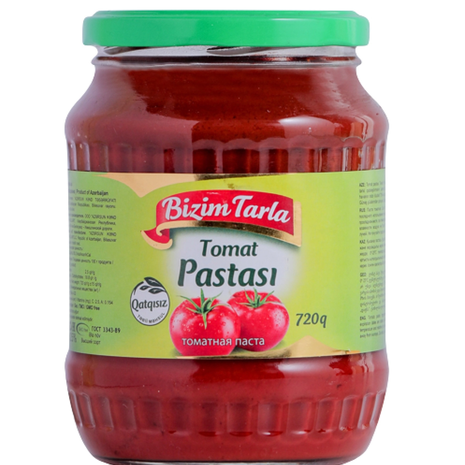 Tomat pastası Bizim Tarla, 720 q