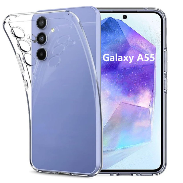Çexol Samsung Galaxy A55 üçün Clear