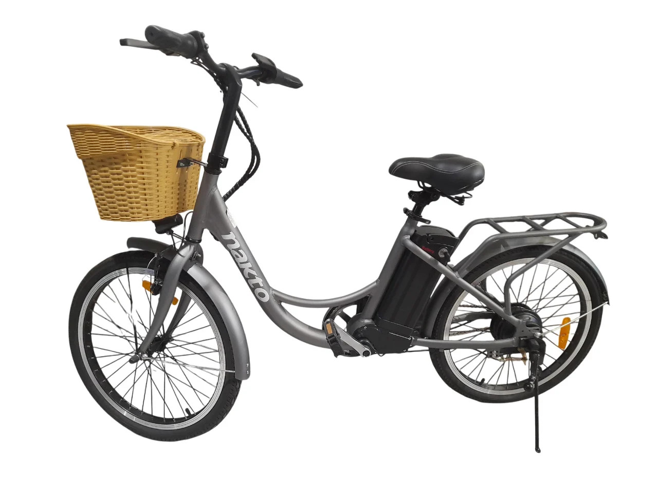 Elektrik Velosiped Nakto Mini Classic, boz