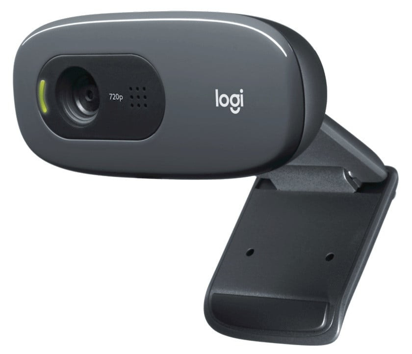 Veb kamera Logitech C270 HD qara (CMOS sensor, 1.5m kabel, 30 kadr/saniyə, üz izləmə, simli) - SH-1430