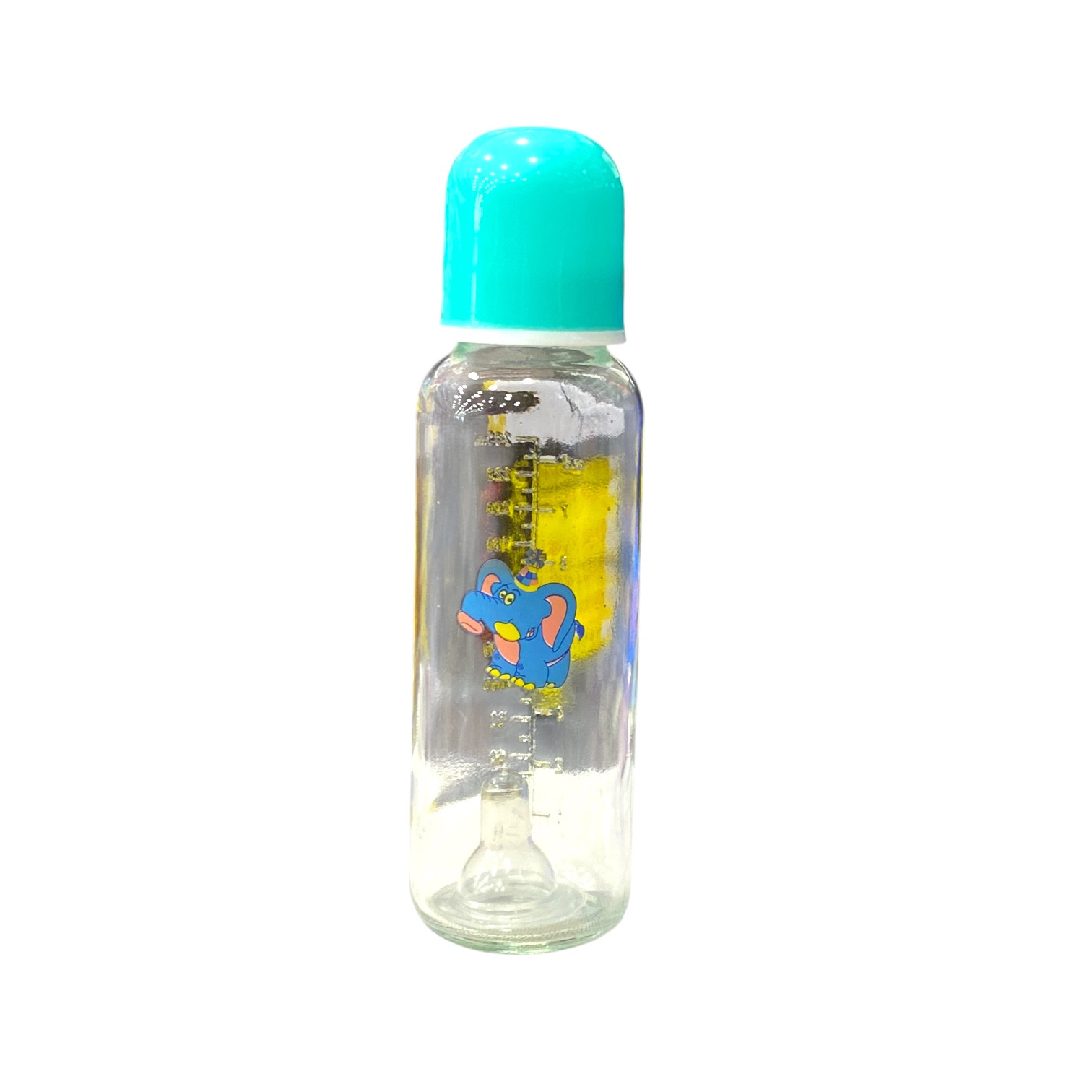 Qidalanma üçün qab Lovely Baby SB-1, şüşə, 240 ml, şəffaf/mavi
