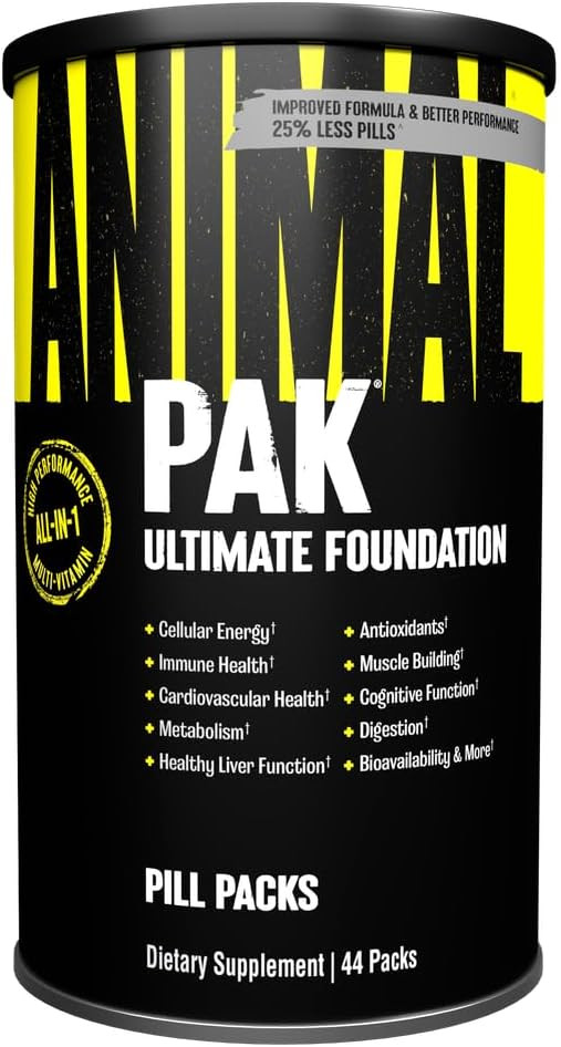 Vitaminli-minerallı kompleks oynaqlar üçün Universal Nutrition Animal Pak, 44 əd