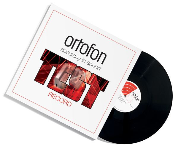 Vinil plastin pleyeri Ortofon Test Record - Test Record Record player accessories