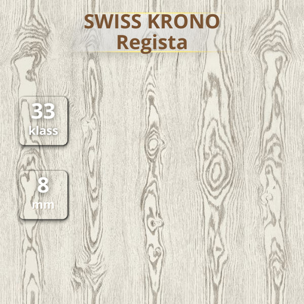 Laminat Swiss Krono Regista Дуб Инфинити D7065, 33 sinif, 8 мм, 1 qutu — 2,109 м²