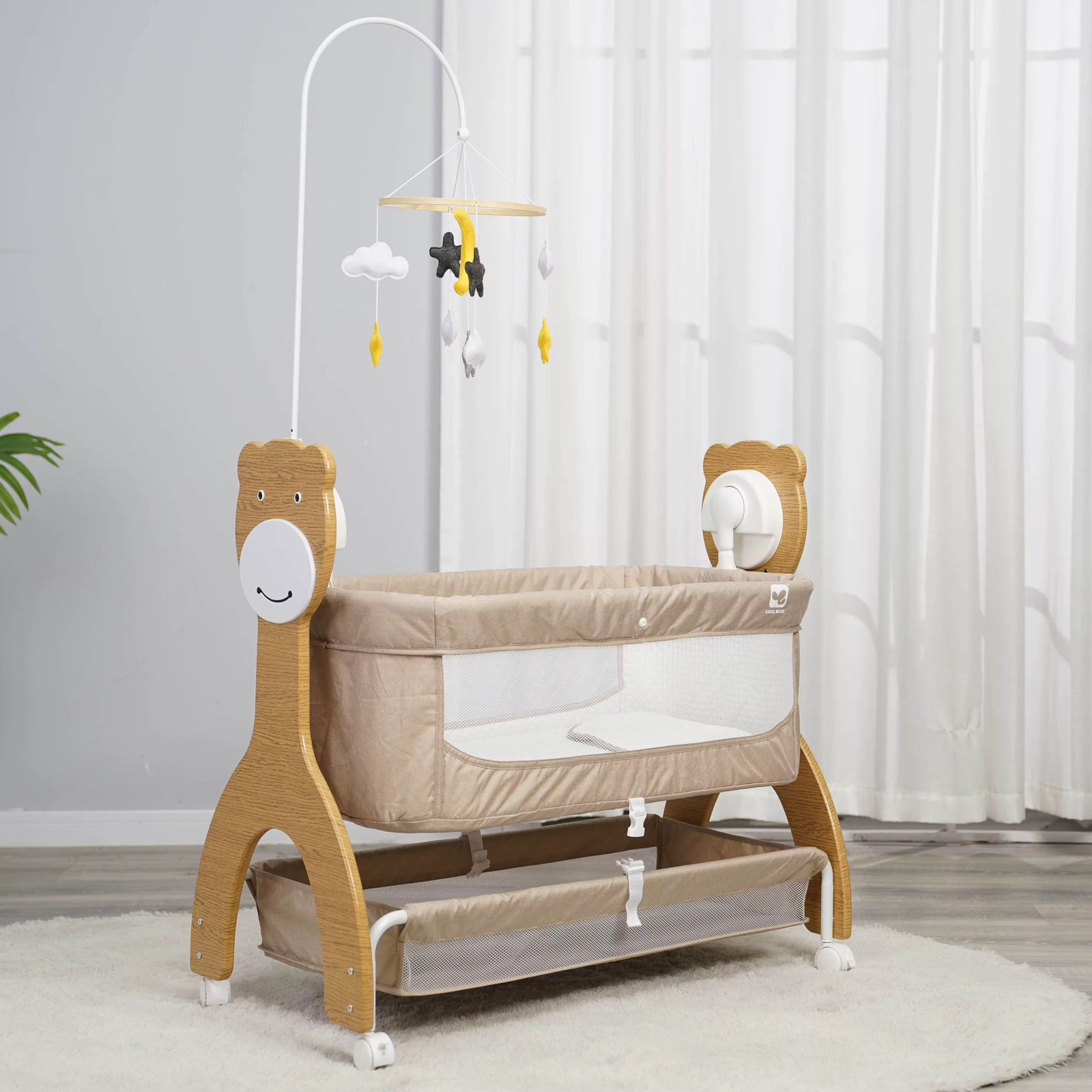 Cool baby,avtomatik yellənən beşik, pultla idarə olunur