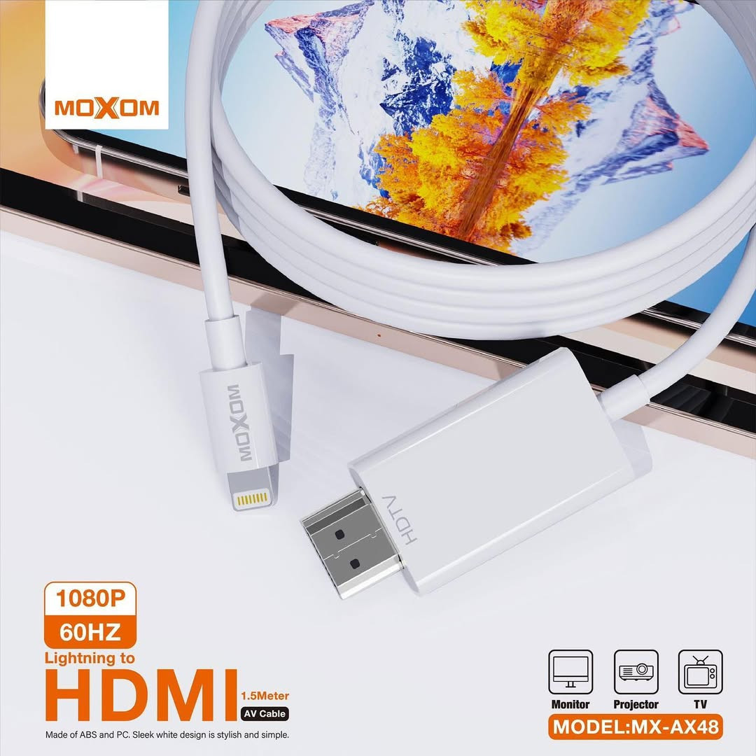 HDMI kabel Moxom MX-AX48 White