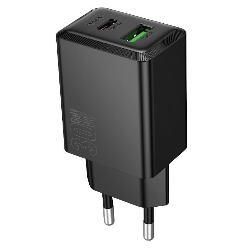Şəbəkə enerji toplama cihazı Hoco AYS N71 30W, Qara