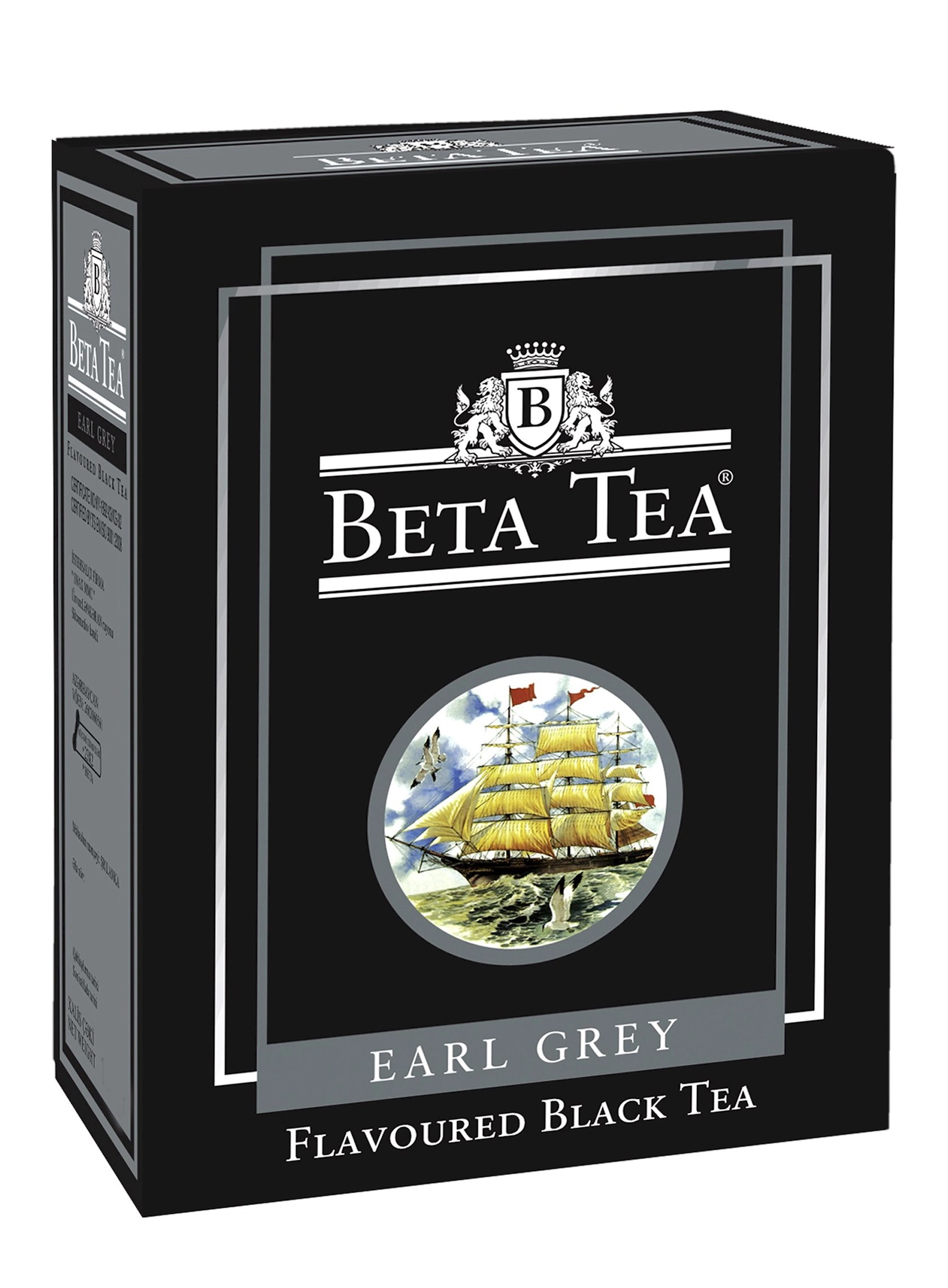 Səpələnən berqamotlu qara çay Beta Tea Earl Grey, 250q
