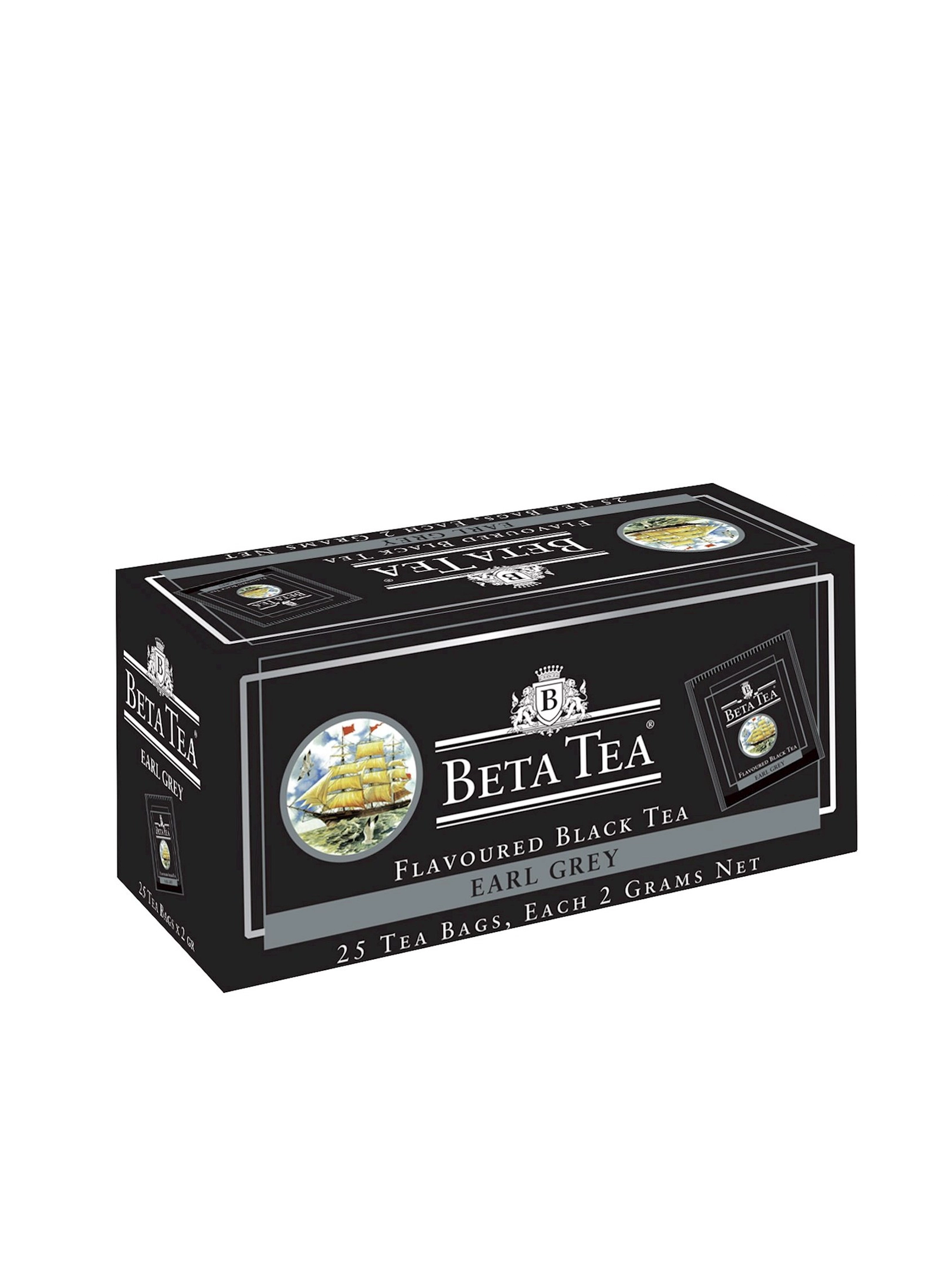 Berqamotlu qara çay Beta Tea Earl Grey, 25əd