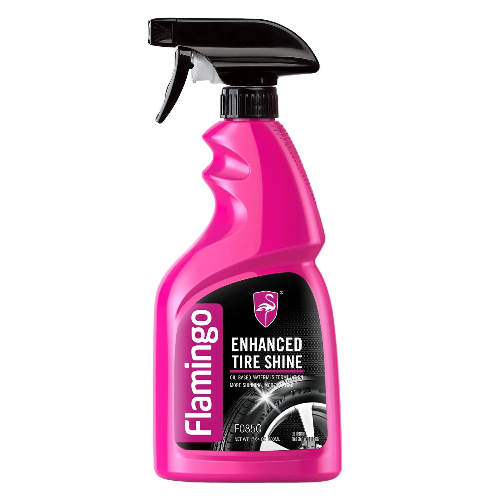 Təkər qaraldan Flamingo Enhanced Tire Shine F085O, 500 ml