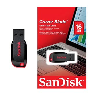 Yaddaş kartı 16 Gb Sandisk Blade Usb 2.0 Flash Drive Copy