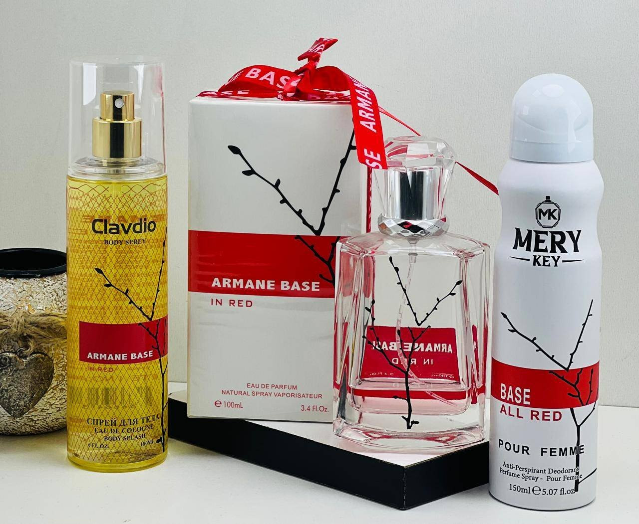 Ətir dəsti Armane ətir, bədən spreyi və dezodarant 100 ml + 150 ml + 180 ml - AR_CA15076