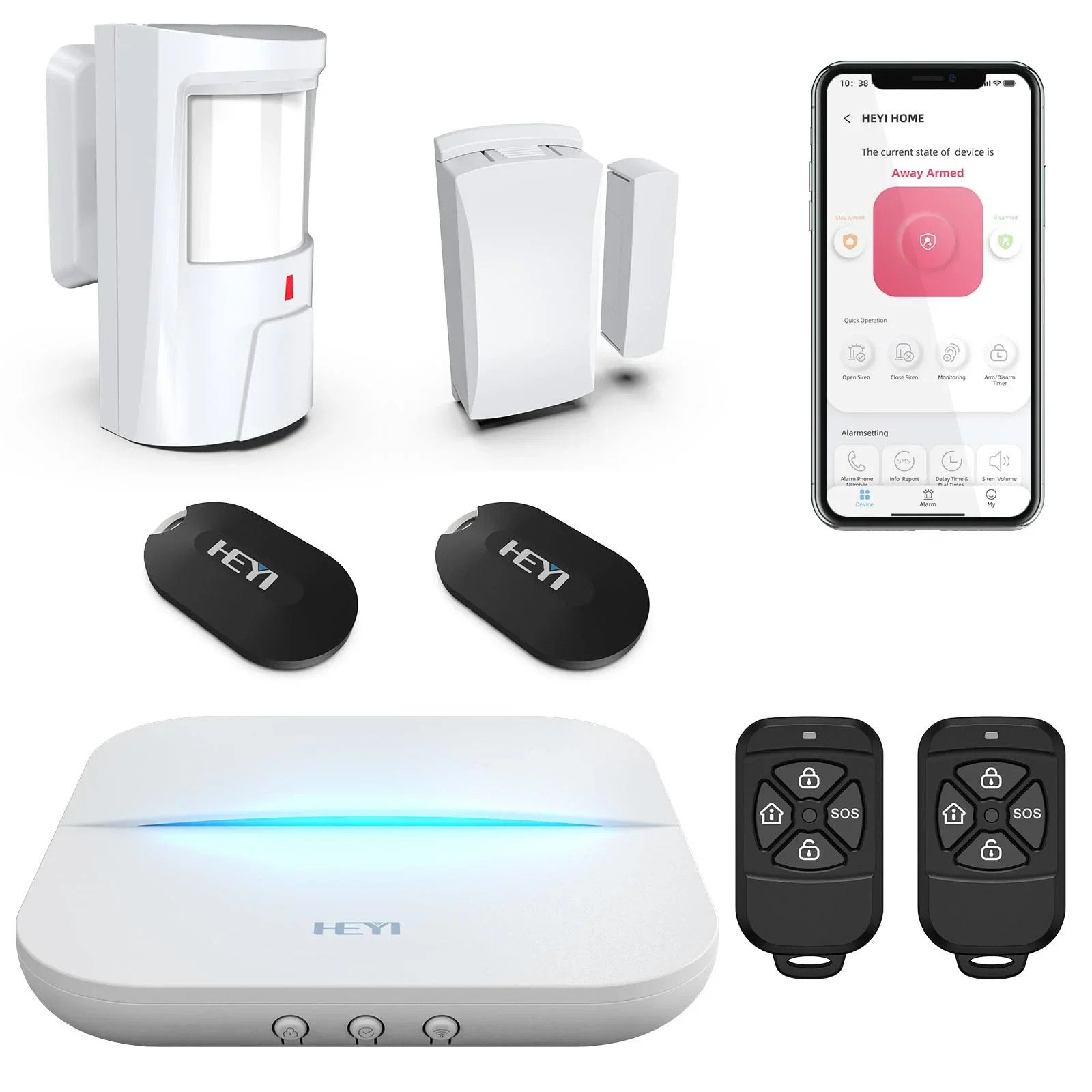 Heyi W5 Wifi Alarm Kit
