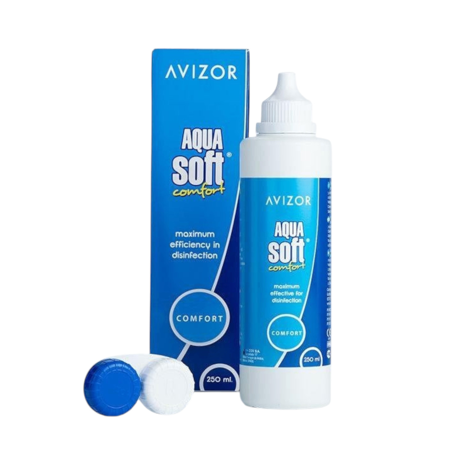Kontakt linzalar üçün məhlul Avizor AquaSoft Comfort, 250 ml