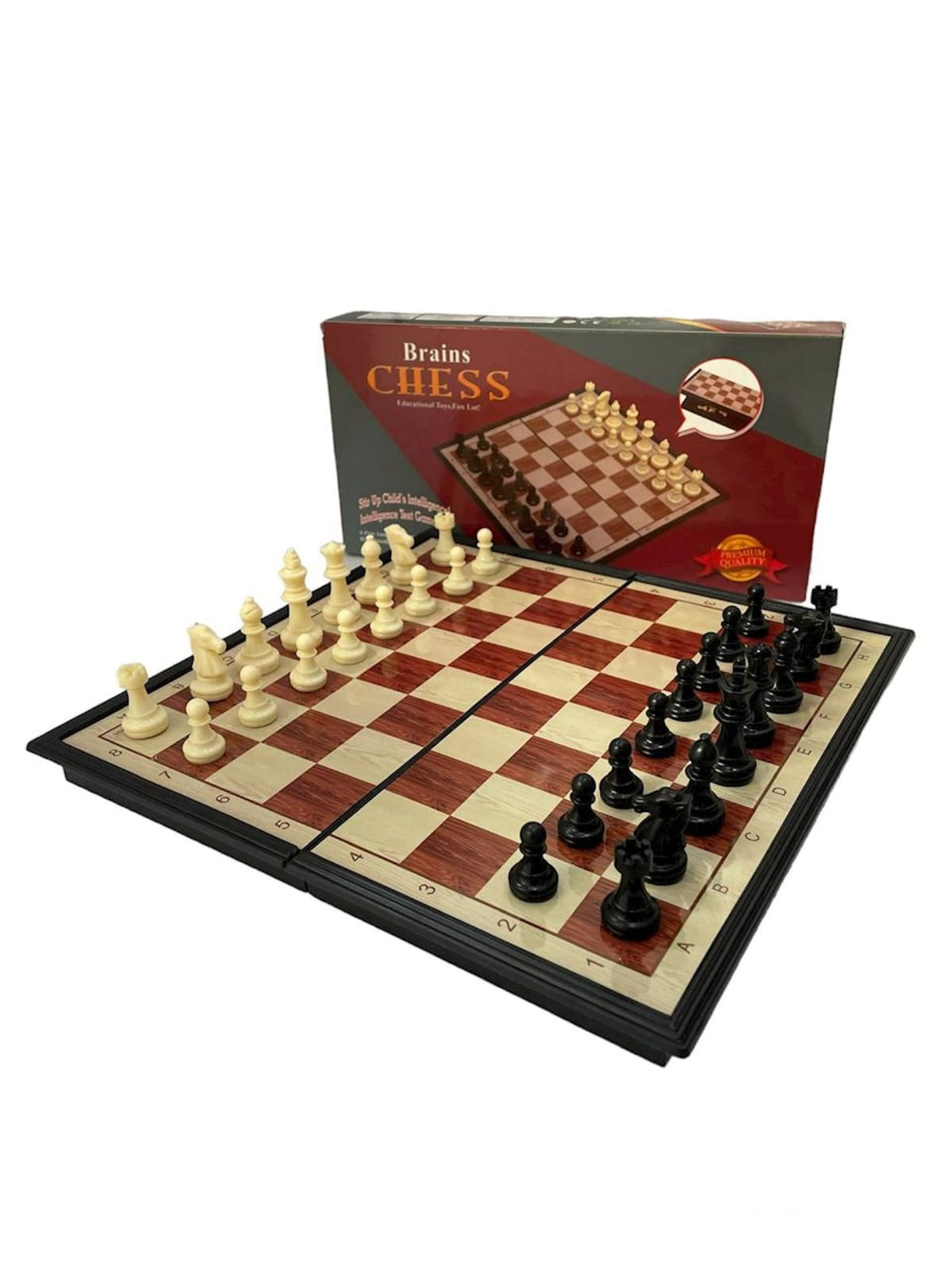 Şahmat dəsti Brain Chess ZG8402, plastik, rəngbərəng, 3+ yaş