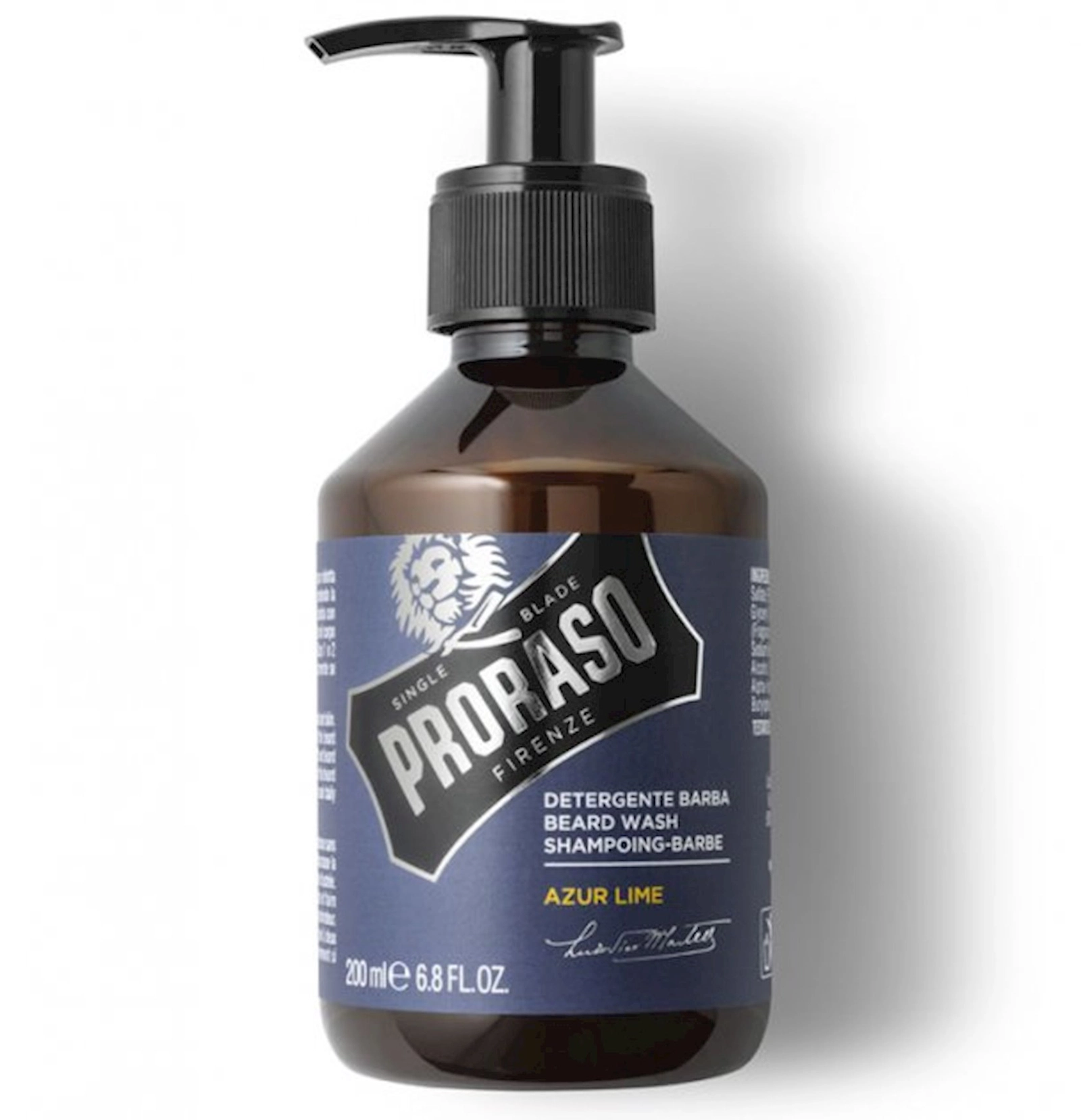 Saqqal üçün şampun Proraso beard shampoo Azur & Lime,200 ml