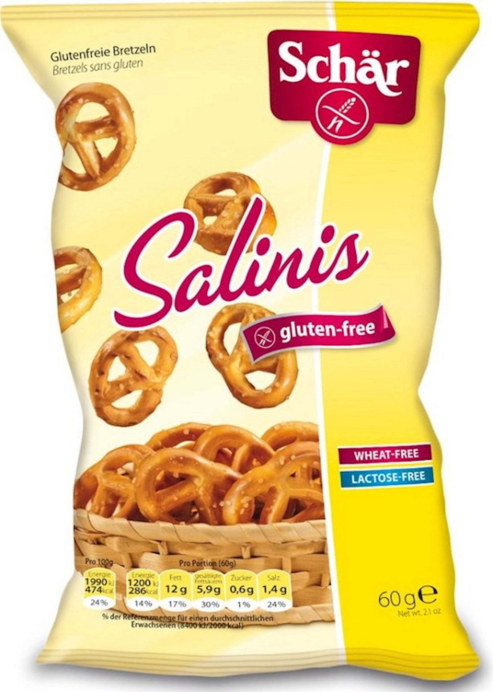 Duzlu krendel Dr.Schar Salinis, 60 q