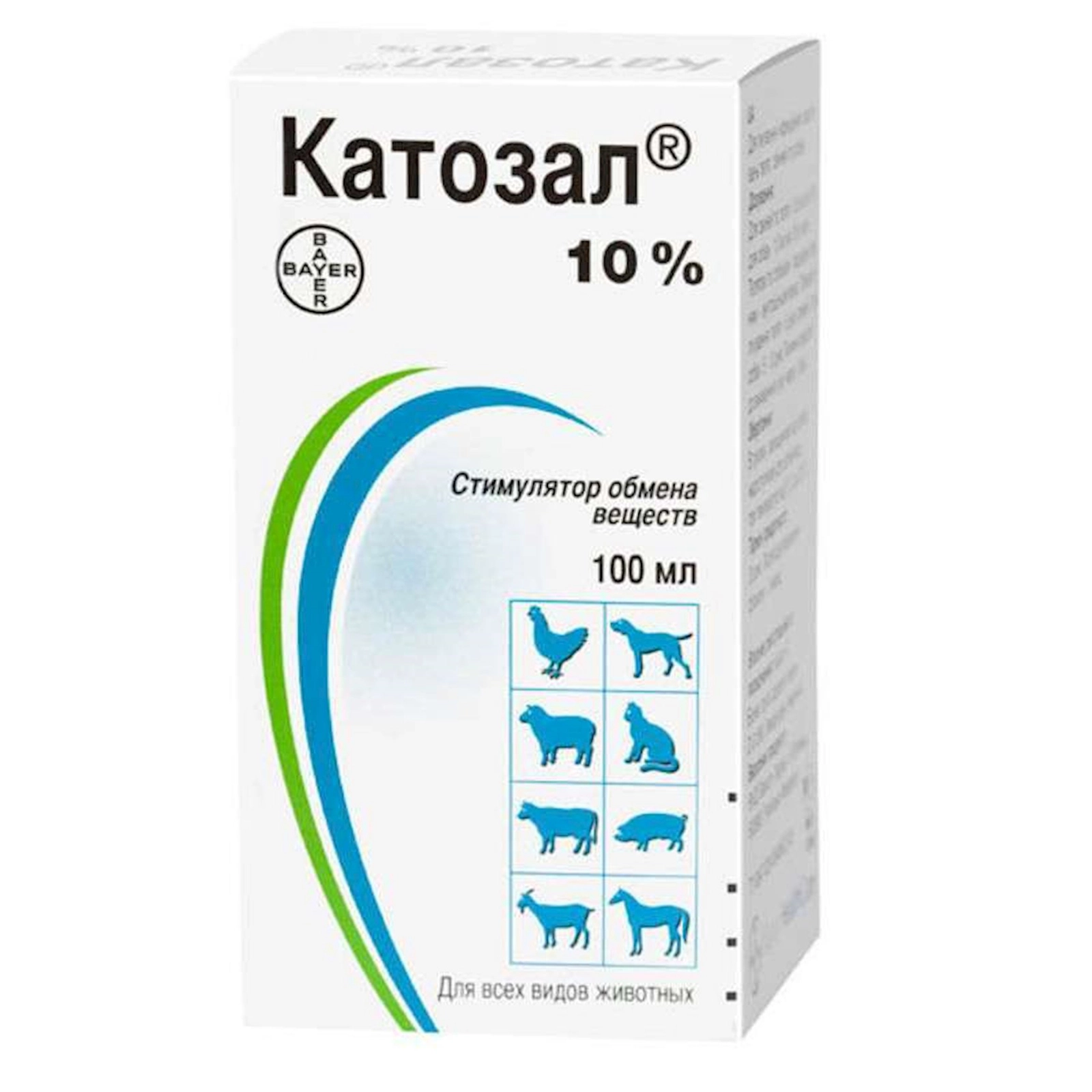 İnyeksiya üçün məhlul Bayer Кatozal 10% 100 ml