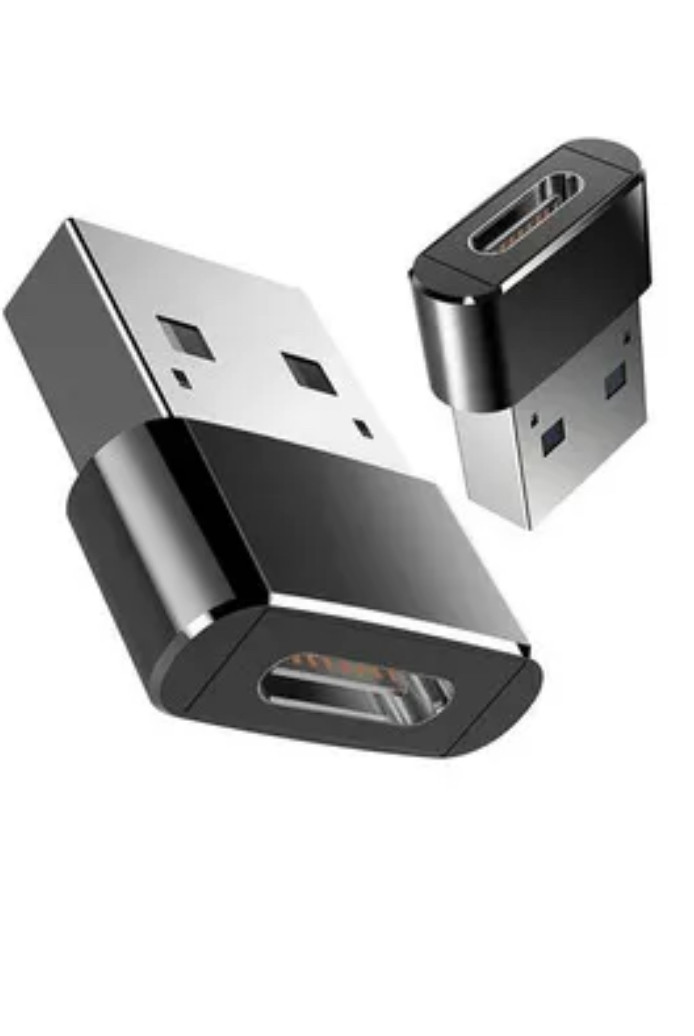 Ötürücü USB-A to Type-C 008 Black