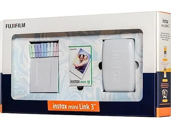 Fotoprinter Fujifilm Instax Mini Link 3 White Bundle
