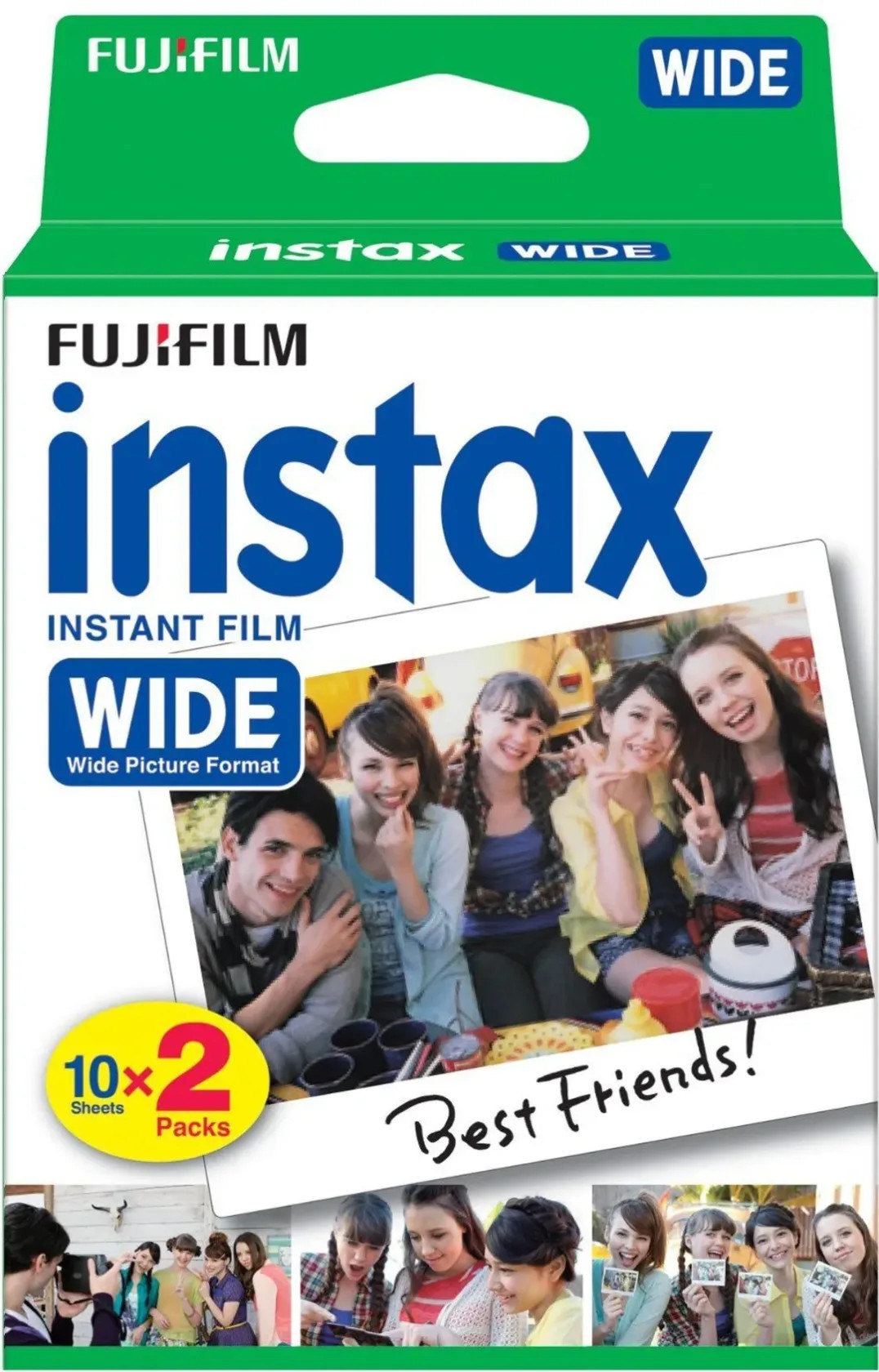 Ani çap kartricləri Fujifilm Instax Wide Glossy Twin Pack Film