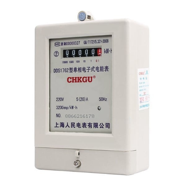 Quraşdırma sistemi DDS1762 model elektrik sayğacı, 220V, 3200 impuls/kWh, kompakt dizayn - prl_0210