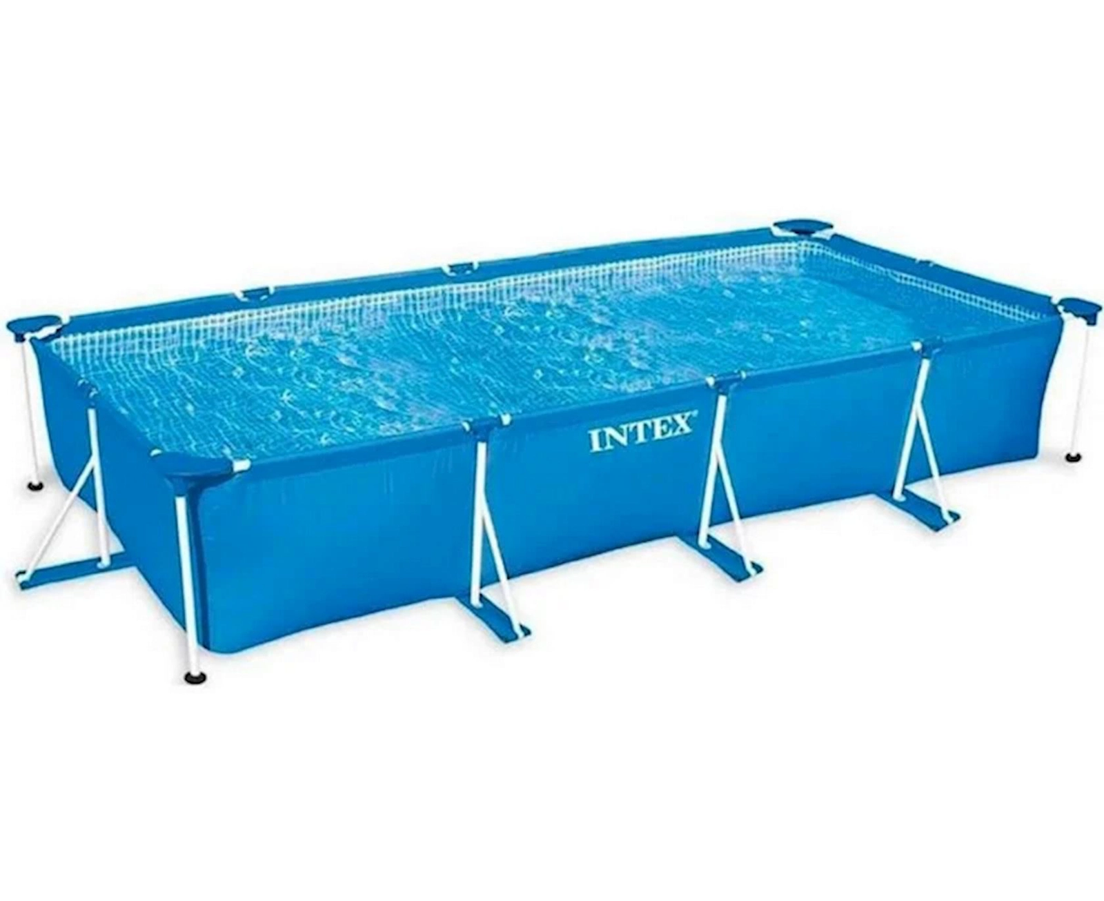 Hovuz Intex Rectangular Frame 58982/28273, karkas, həcm 7127 l, göy, 450x220x85