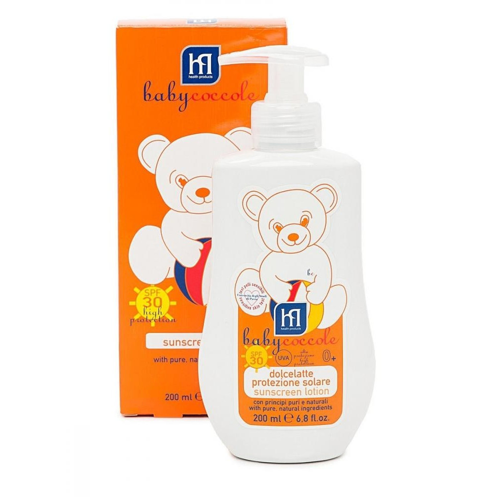Günəşdən qoruyucu losyon uşaqlar üçün Babycoccole SPF30, 200 ml