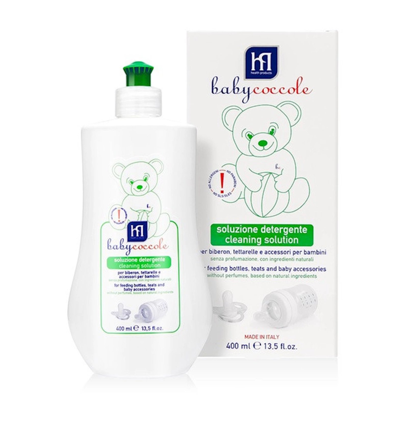 Uşaq qabı yumaq üçün vasitə Babycoccole Cleansing Dishes,400 ml