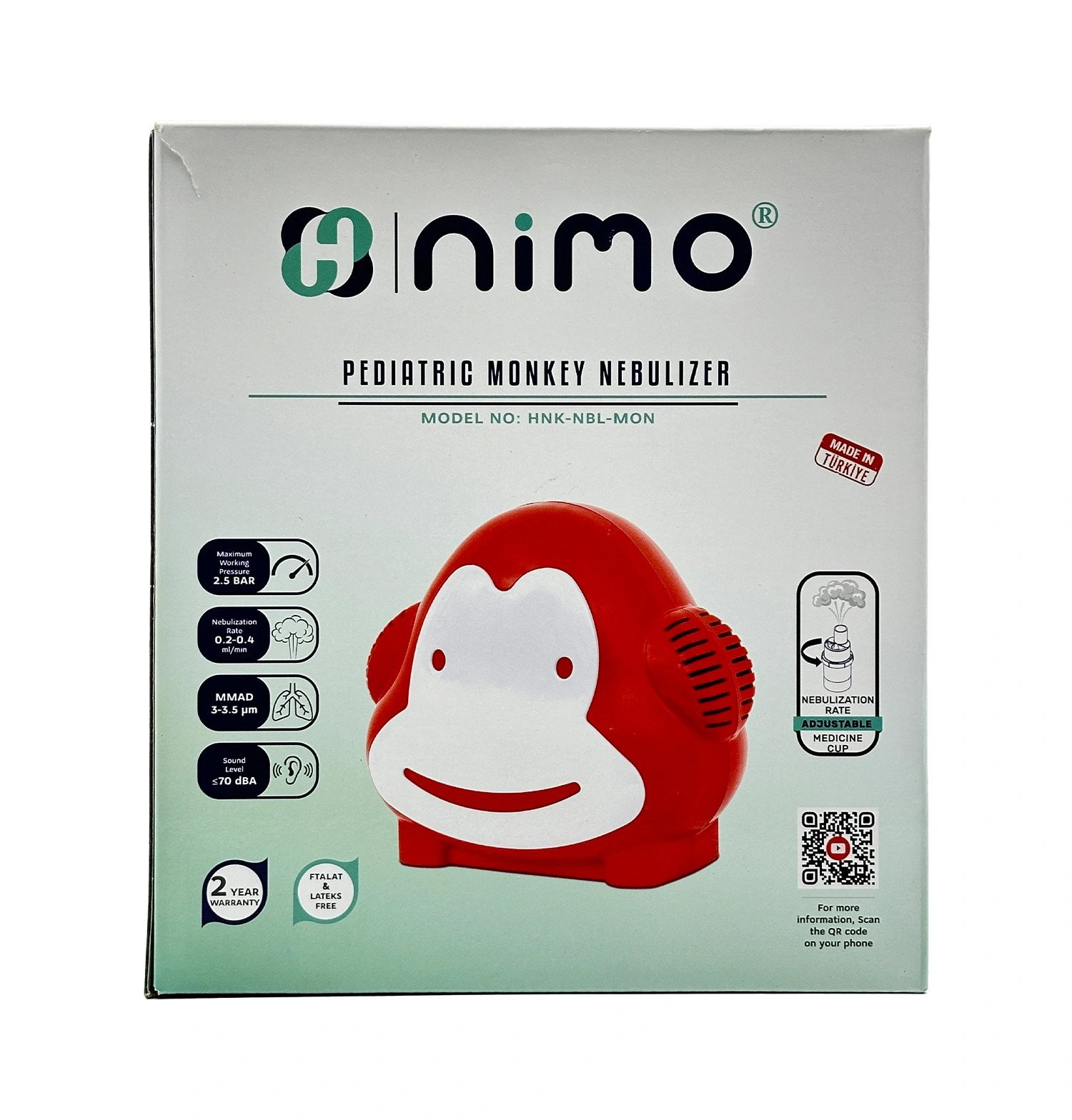 Uşaq inhalyatoru Nimo Monkey 121-25979