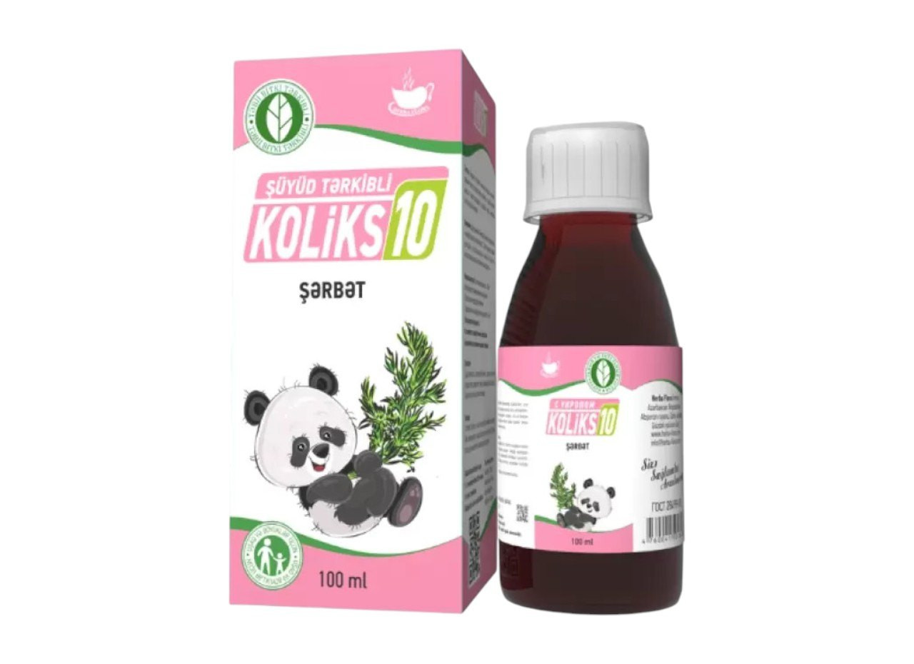 Sirop Herba Flora Koliks 10, köp əleyhinə, 100 ml