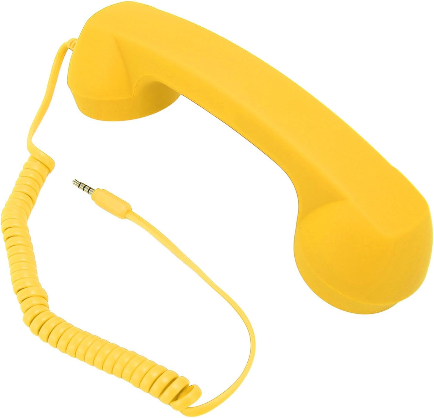 Retro telefon dəstəyi Mini jack 3.5 mm Yellow