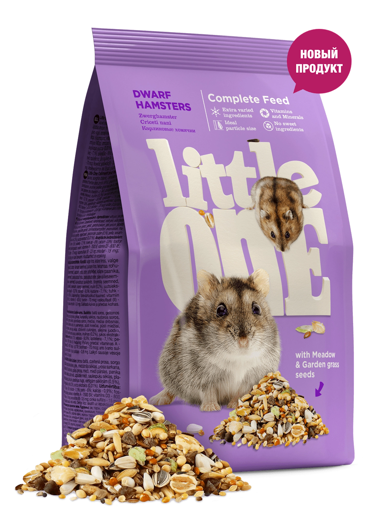 Cırtdan dağsiçanıları üçün yem Little One 400 q