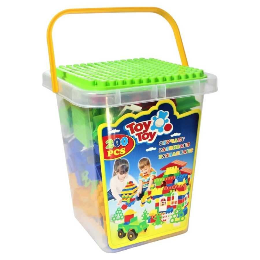 Blok konstruktoru Toy-Toy, 200 hissə, 3 yaşdan