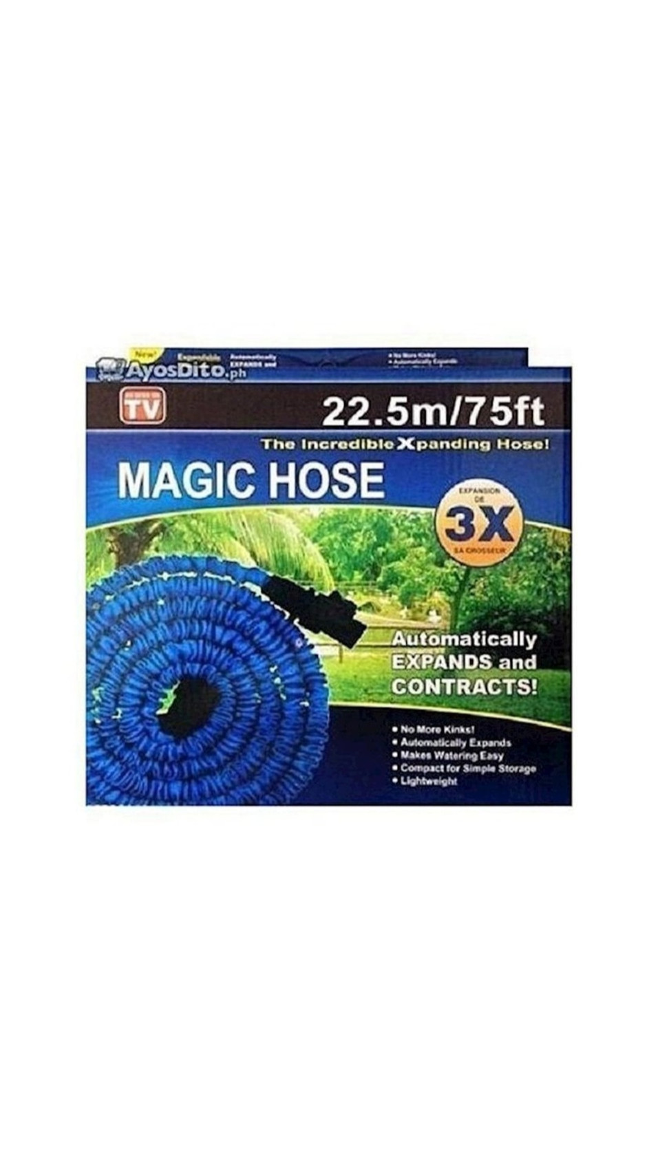 Suvarma şlanqı Magic Hose T379, 22.5 m, göy