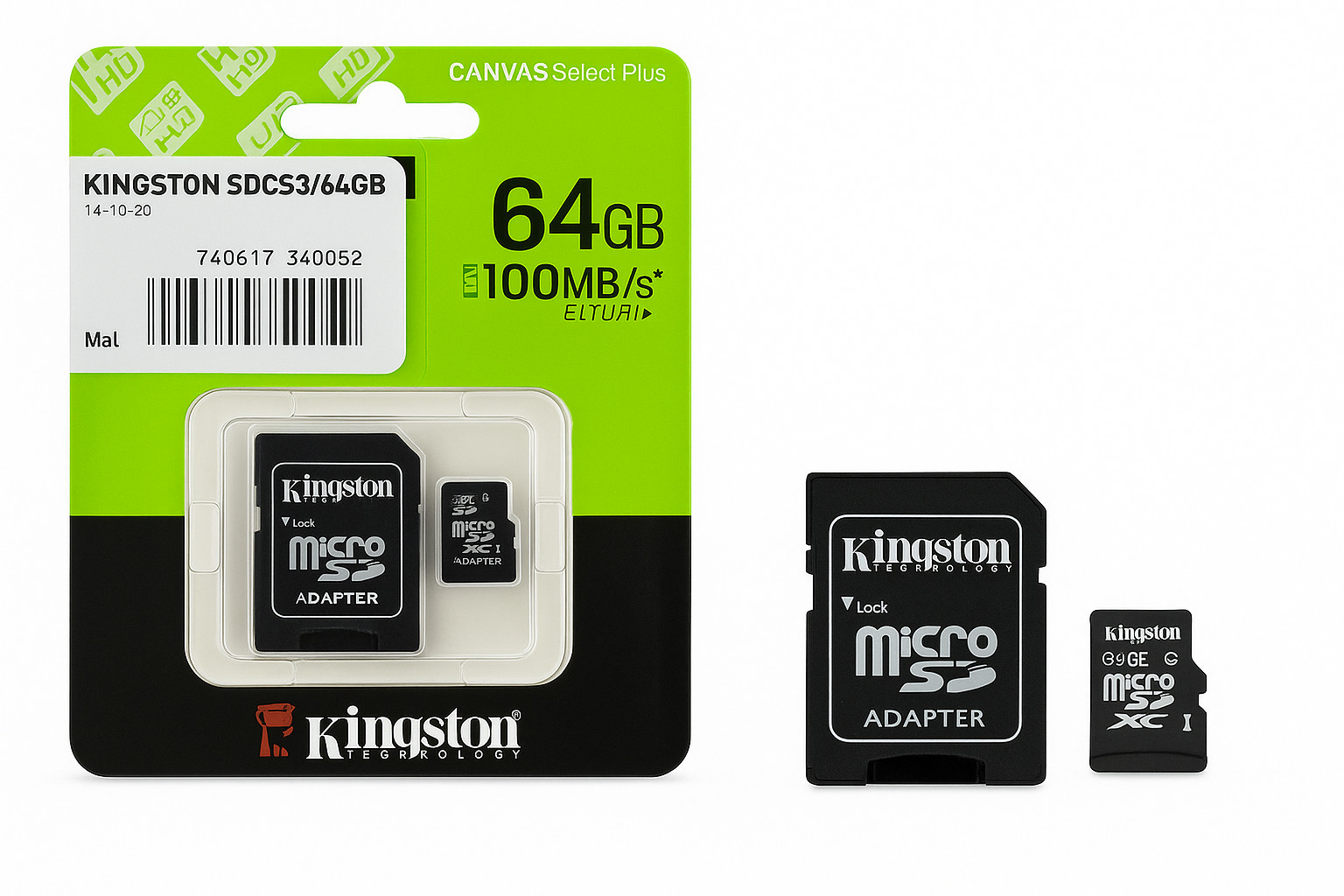 Kingston 64GB microSD Sürət və Etibarlılıq bir yerdə