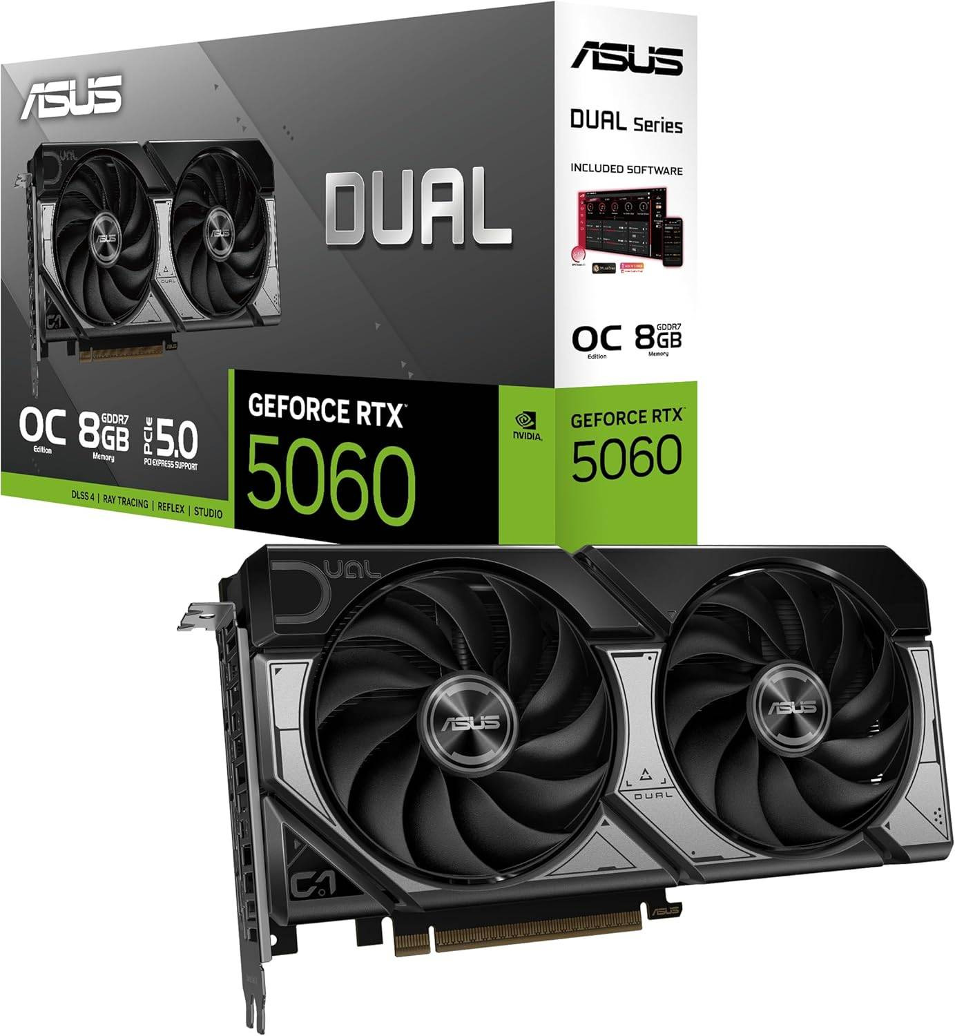 Videokart ASUS Dual RTX 5060 8GB OC Edition 90YV0N12-M0NA00