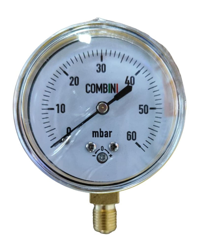 Qaz manometri Combini, 60 mbar, DN15