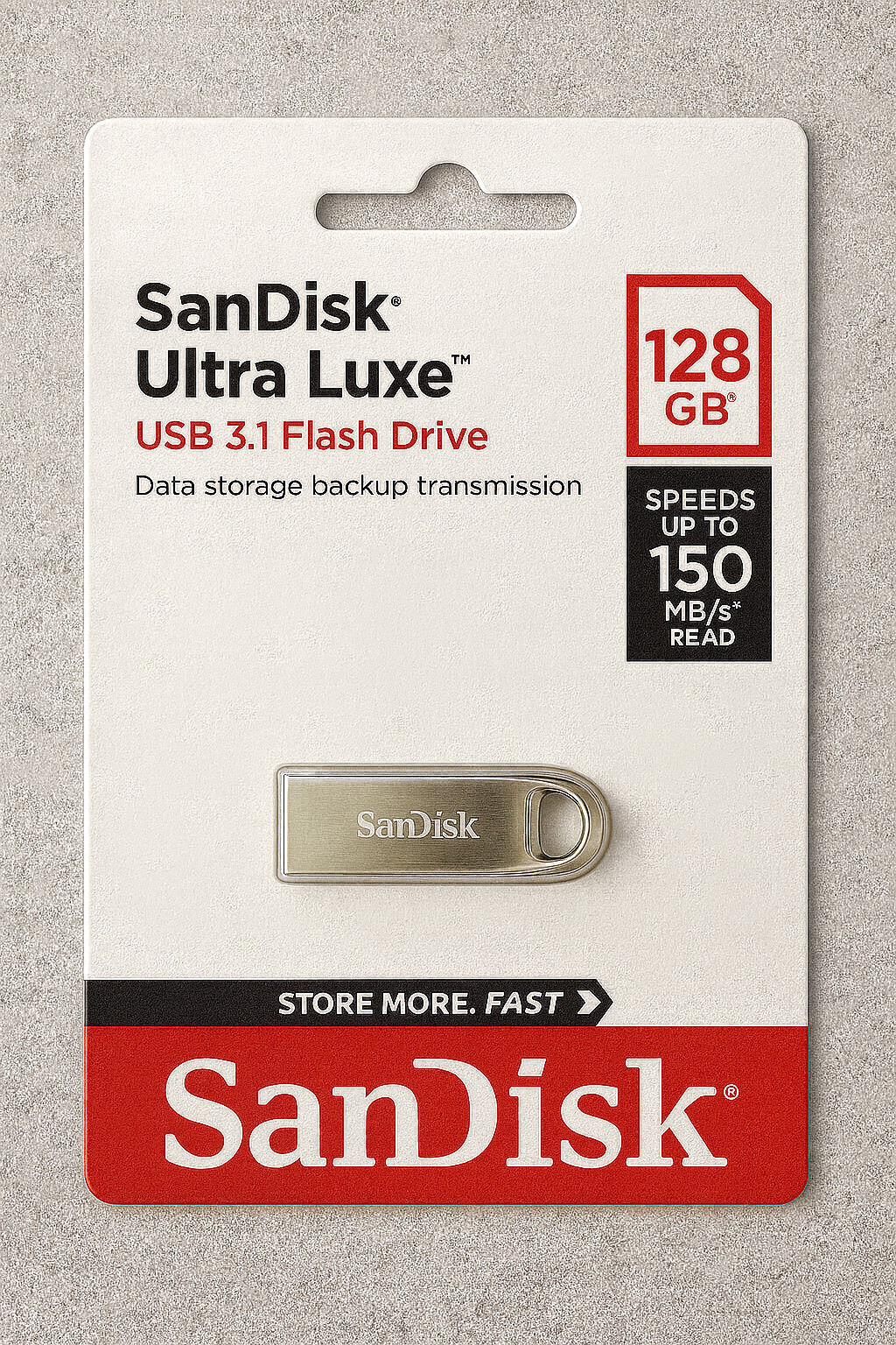 USB Fləş-kart SanDisk Ultra Luxe 128GB USB 3.1