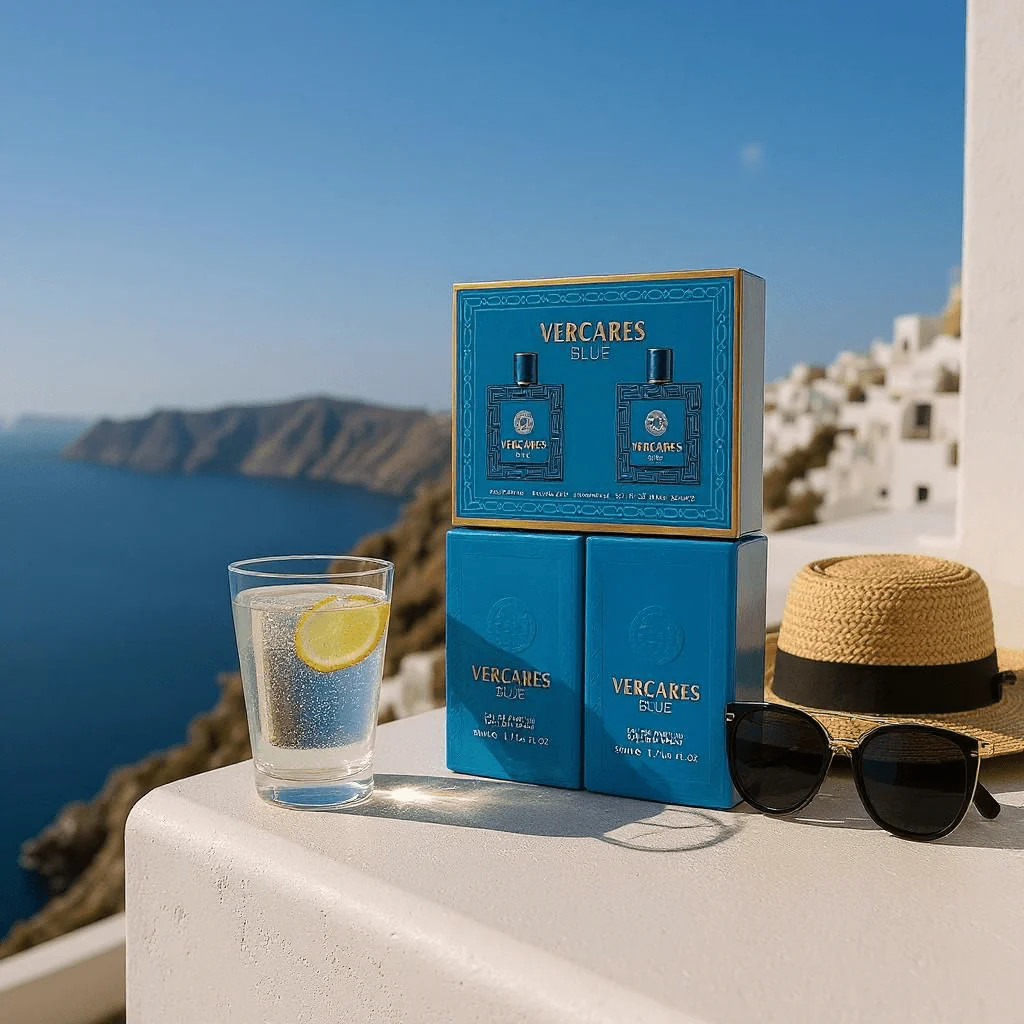Ətir dəsti kişilər üçün No Brand Blue ətir suyu 50 ml x 2 əd