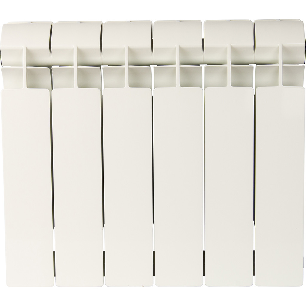 Radiator Global Oscar 500 mm, alüminium, ağ, 1 bölmə