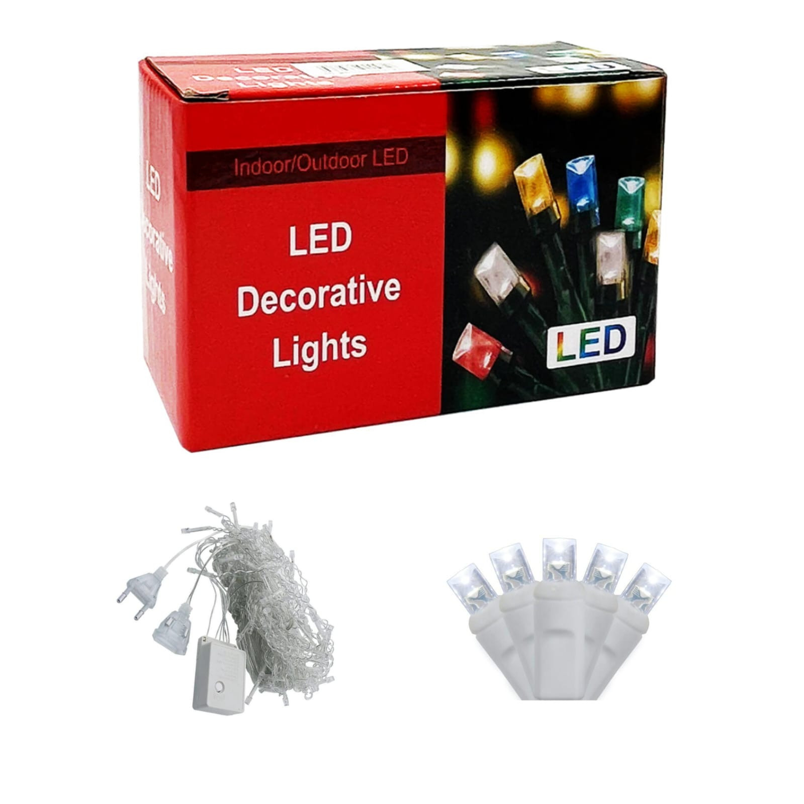 LED çələng L20256392-3, ağ, 10 m