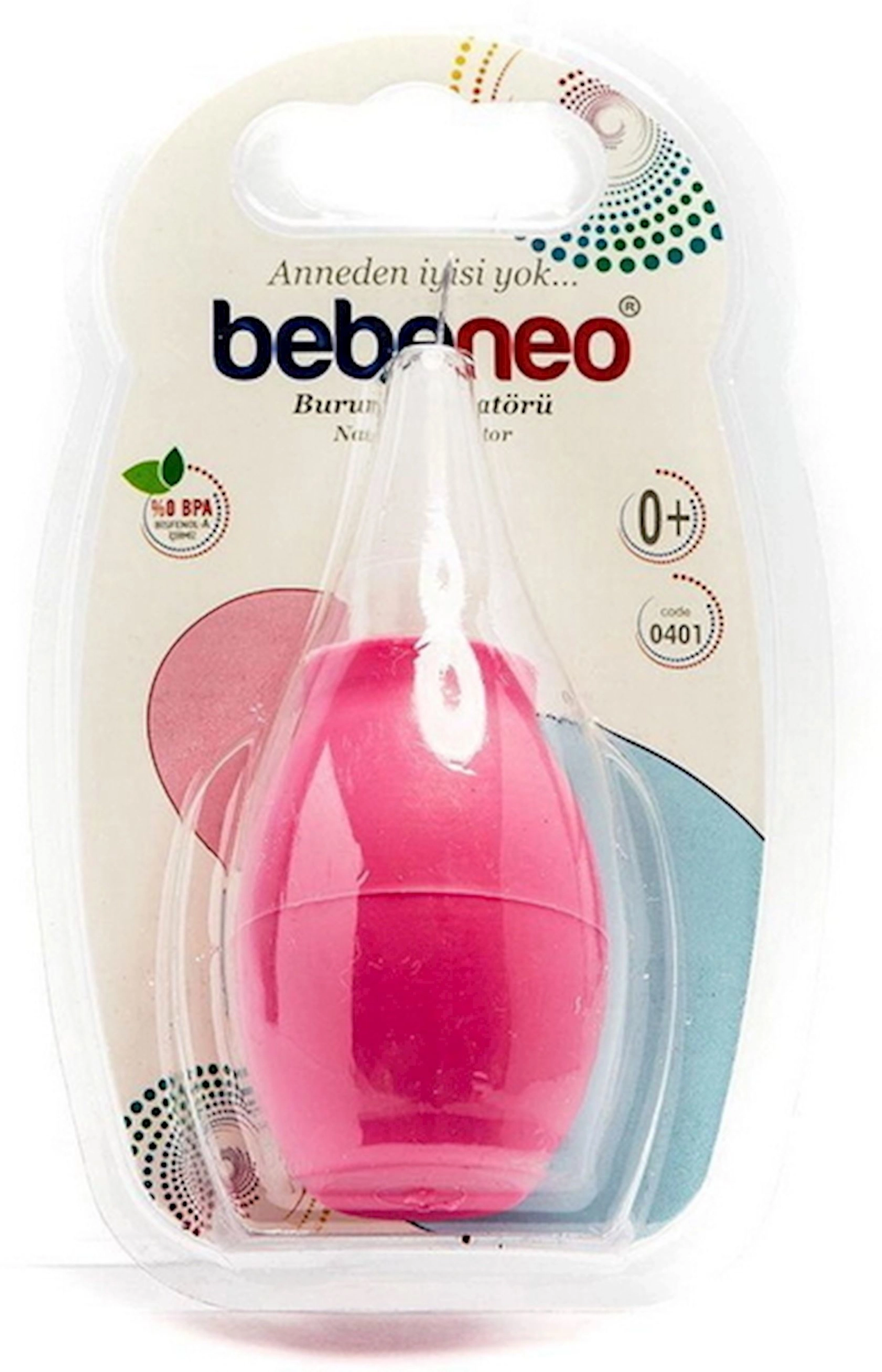 Burun üçün aspirator Bebeneo 0401, Çəhrayı
