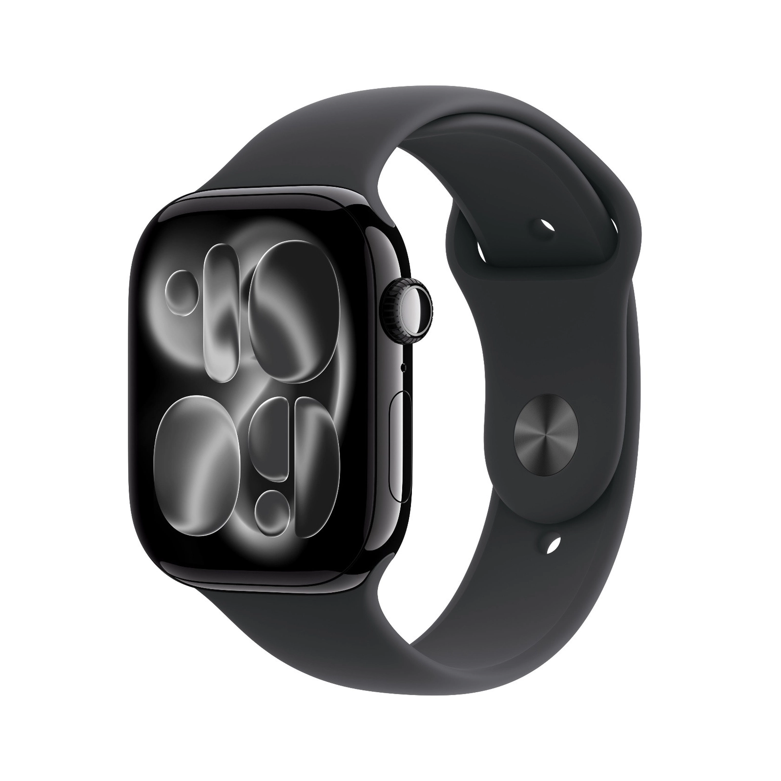 Ağıllı saat Apple Watch Series 11 GPS 46mm Jet Black with Black Sport Band - M/L